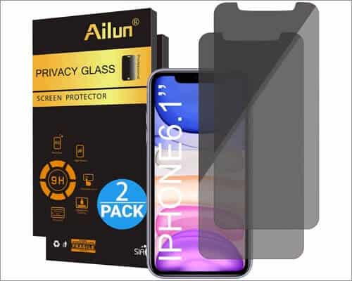 Best iPhone XR Privacy Screen Protectors in 2025 ailun privacy screen protector for iphone xr