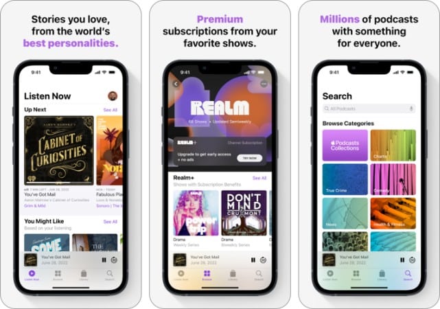 Best CarPlay apps for iPhone in 2025 Apple Podcasts iPhone Screenshot