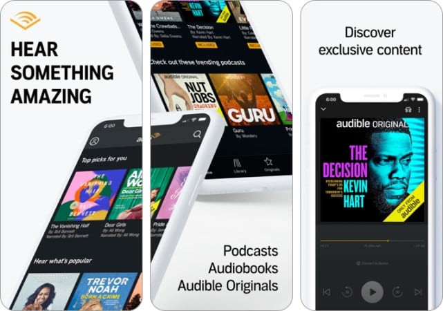 Best CarPlay apps for iPhone in 2025 Audible audiobooks and podcasts Phone Screenshot