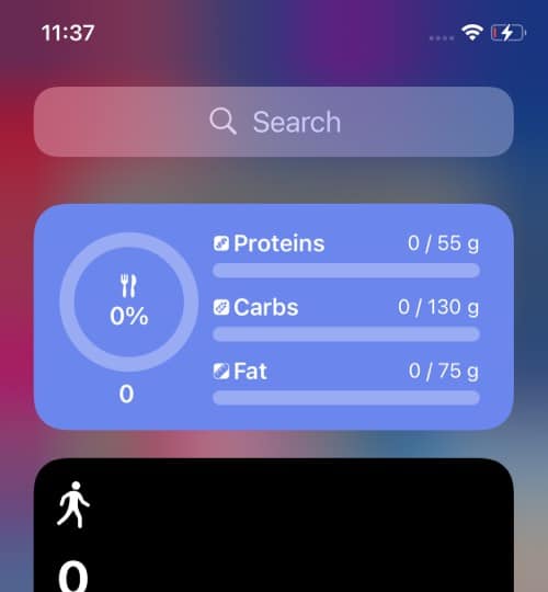 Best widgets for iPhone you should try in 2025 Calory third party widget for iOS 14