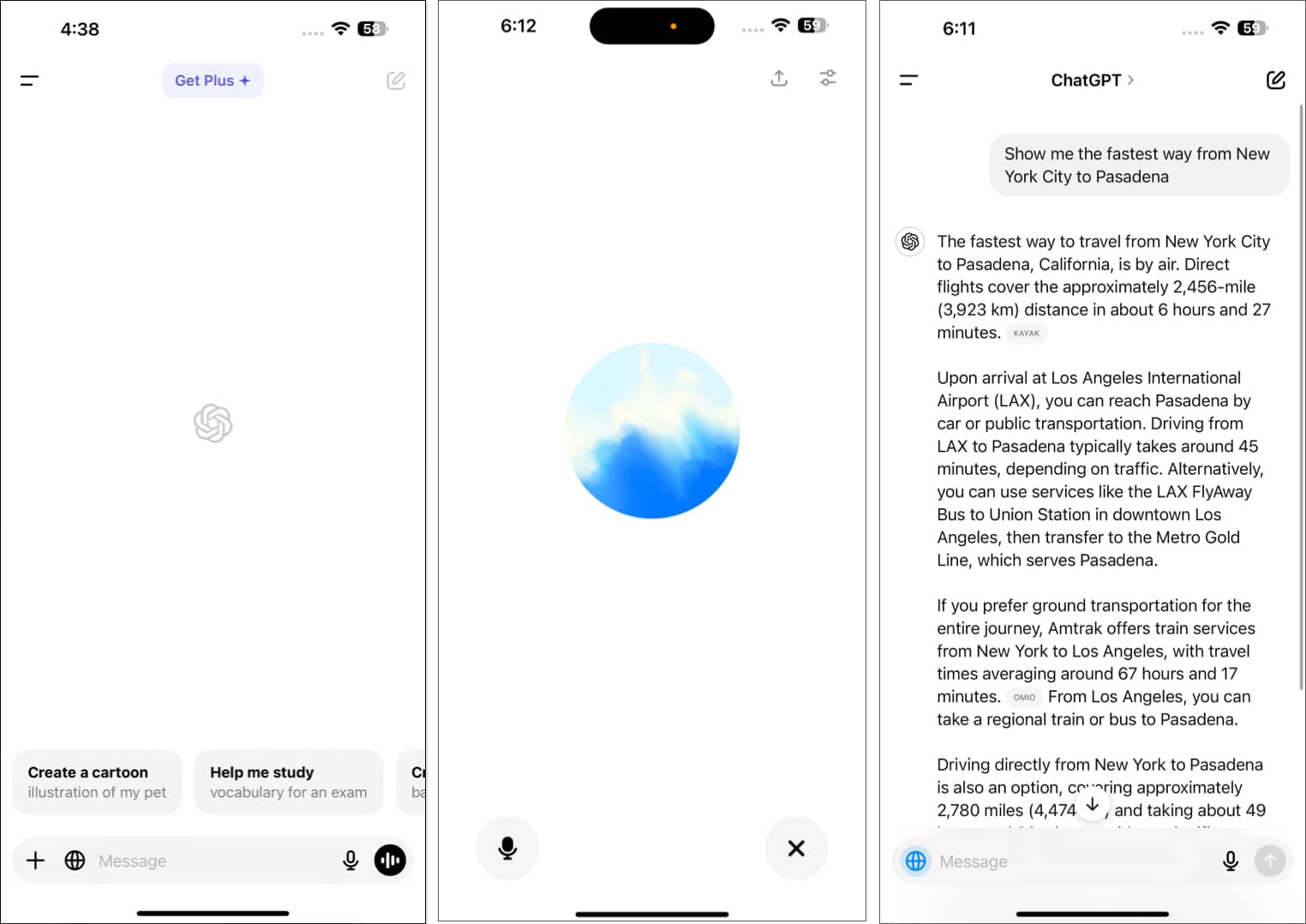 Best ChatGPT apps for iPhone and iPad 2025 Official ChatGPT app on an iPhone