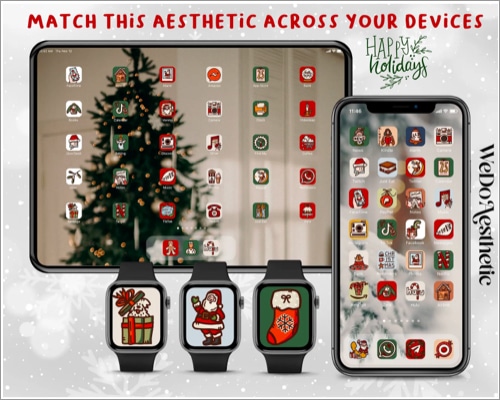 Best Christmas app icons for iPhone Christmas MAIN PACK