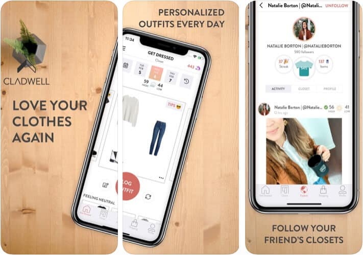 Best iPhone and iPad Apps to Organize Your Closet in 2025 Cladwell iPhone and iPad Closet Management App Screenshot