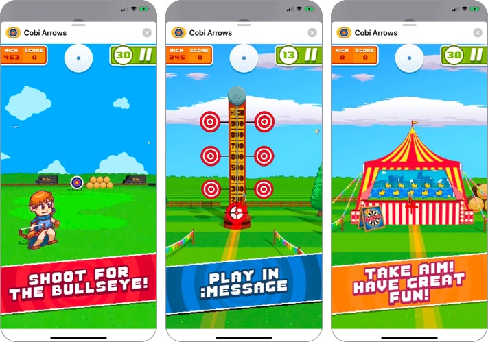 Best iMessage games to play with friends 2025 Cobi Arrows iMessage games for iPhone iPad