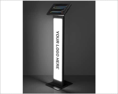 Best iPad floor stands in 2025 Compulocks iPad Floor Stand With Tablet Enclosure and Lighting Kit
