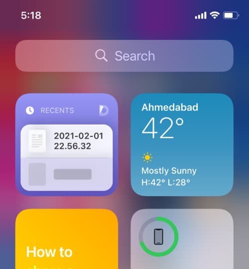 Best widgets for iPhone you should try in 2025 Documents iOS home screen widget