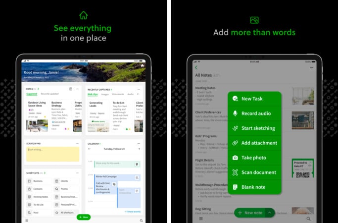 Best iPad apps for better and smarter usage in 2025 Evernote best iPad app for organising notes