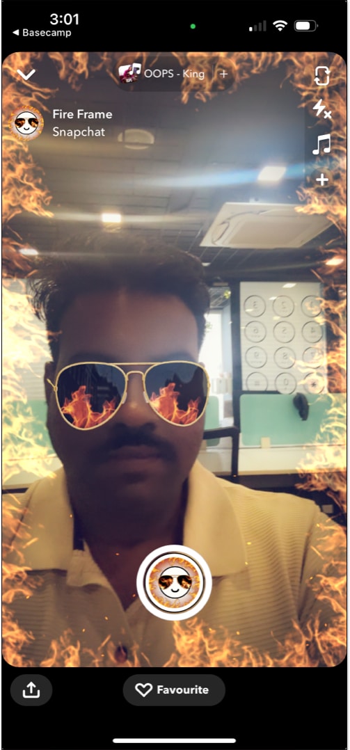 Best Snapchat filters and lenses you should try in 2025 Fire Frame Snapchat lens