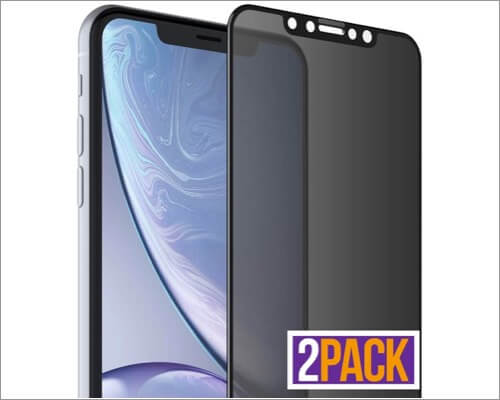 Best iPhone XR Privacy Screen Protectors in 2025 flexgear privacy screen protector for iphone xr