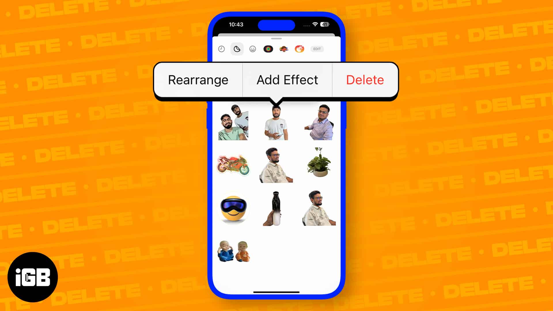 How to delete stickers on iPhone quickly How to delete stickers on iphone