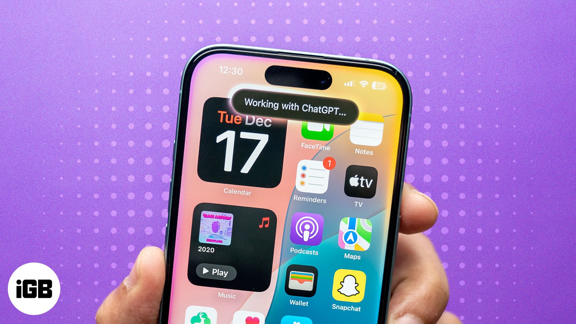 iOS 182 How to use ChatGPT on iPhone Work with ChatGPT message invoked upon using ChatGPT on an iPhone