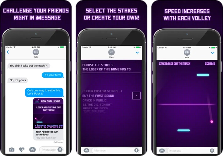 Best iMessage games to play with friends 2025 Lets Puck It