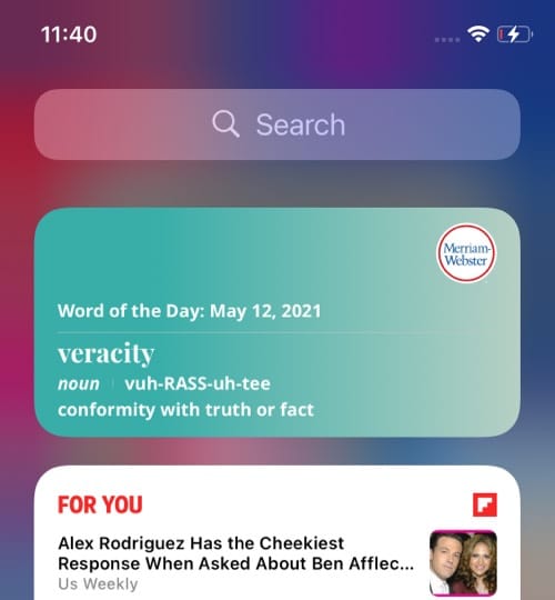 Best widgets for iPhone you should try in 2025 Merriam iOS app widget