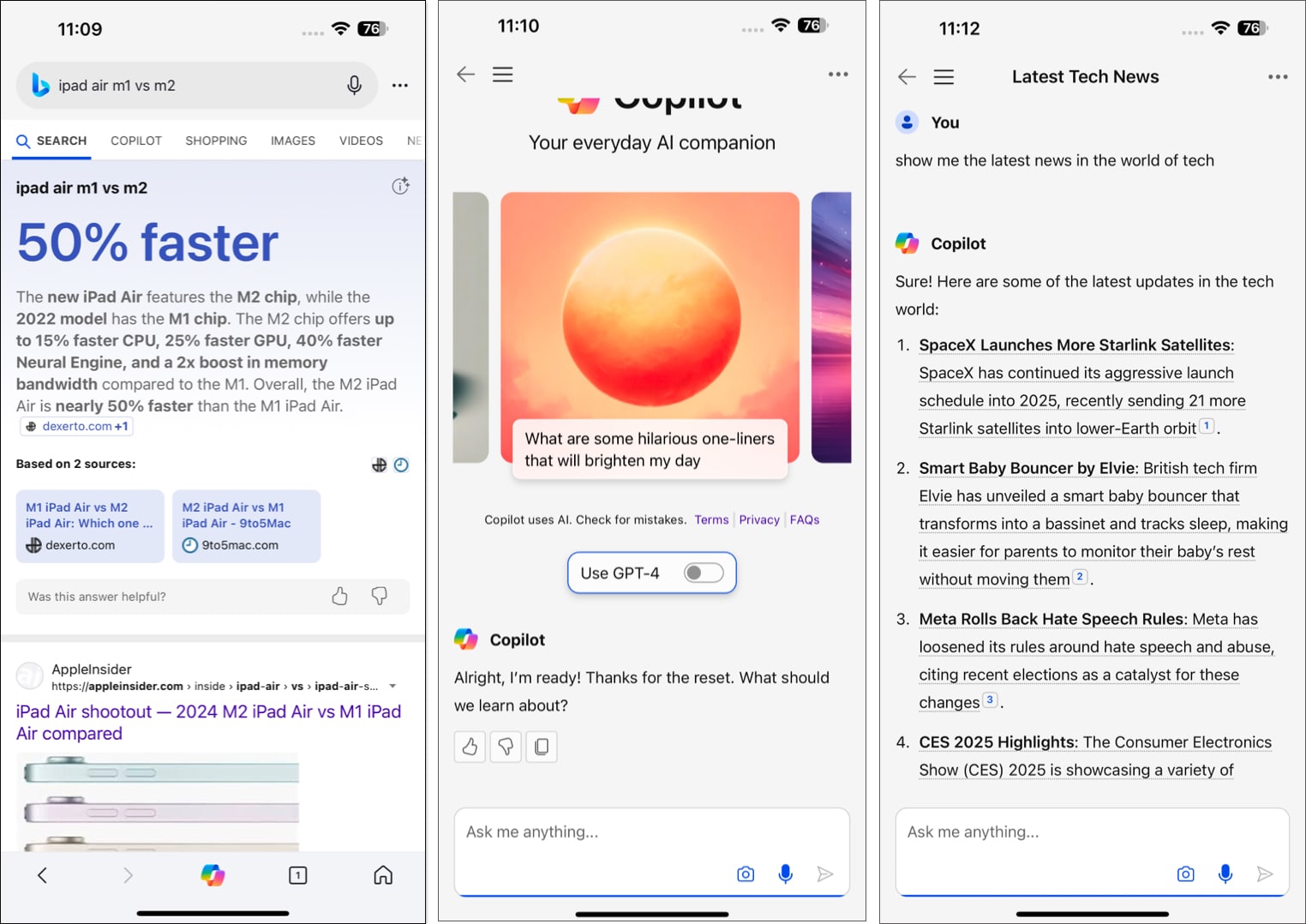 Best ChatGPT apps for iPhone and iPad 2025 Microsoft Bing Search iPhone app