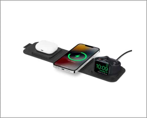 Best MagSafe accessories for iPhone in 202 Mophie 3 in 1 travel charger with MagSafe for iPhone