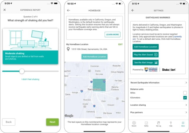 Best apps for earthquake alerts on iPhone and iPad in 2025 MyShake earthquake warning app iPhone and iPad