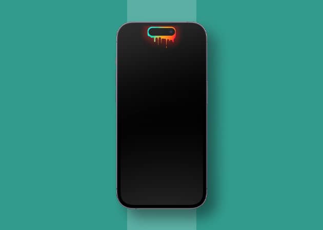 50 Stunning Dynamic Island wallpapers for iPhone 16 15 Pro Paint Dynamic Island Wallpaper for iPhone