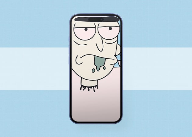 50 Stunning Dynamic Island wallpapers for iPhone 16 15 Pro Rick and morty dynamic island