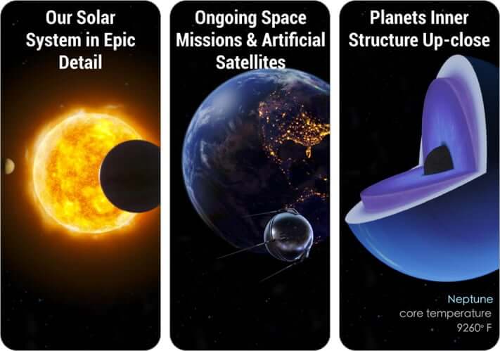 Best encyclopedia apps for iPhone and iPad in 2025 Solar Walk 2 Planetarium 3D