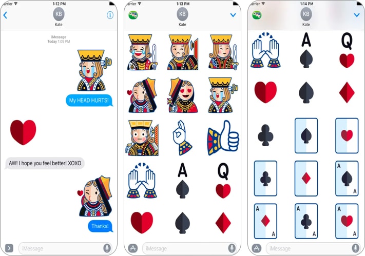 Best iMessage games to play with friends 2025 Solitaire iMessage game for iPhone iPad