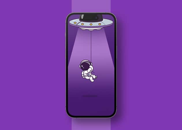 50 Stunning Dynamic Island wallpapers for iPhone 16 15 Pro Space Ship Dynamic Island Wallpaper
