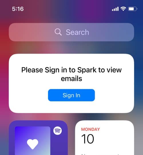 Best widgets for iPhone you should try in 2025 Spark mail third party widget for iOS 14