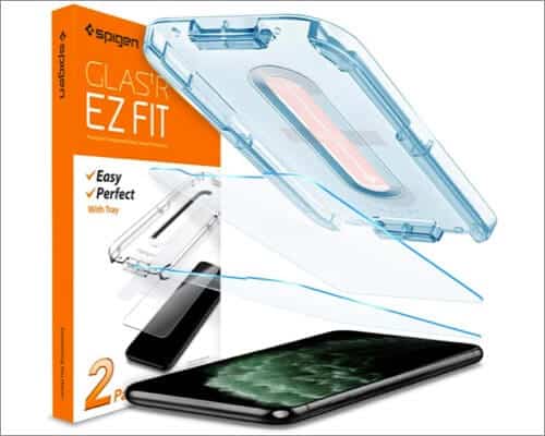 Best iPhone 11 Pro Max screen protectors in 2025 spigen tempered glass screen protector for iphone 11 pro max