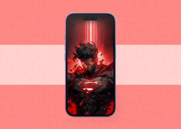 50 Stunning Dynamic Island wallpapers for iPhone 16 15 Pro Superman dynamic island wallpaper