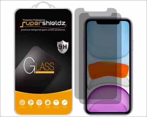 Best iPhone XR Privacy Screen Protectors in 2025 supershieldz iphone xr anti spy screen protector