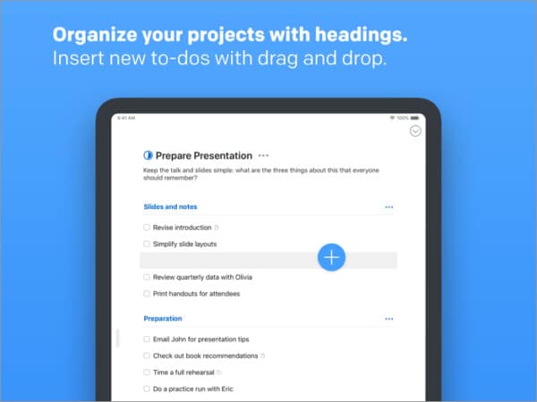 Best iPad apps for better and smarter usage in 2025 Things 3 best iPad app for task management