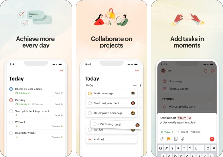 15+ best Christmas apps to download for iPhone 2024 Todoist Task Management app for iPhone