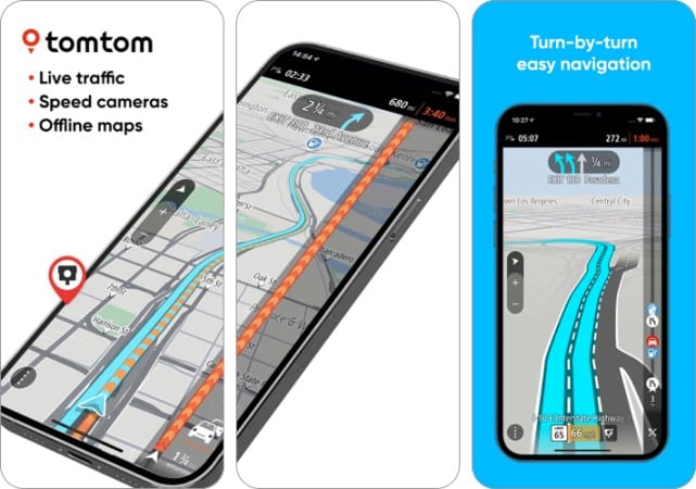 Best CarPlay apps for iPhone in 2025 TomTom Go iPhone App Screenshot