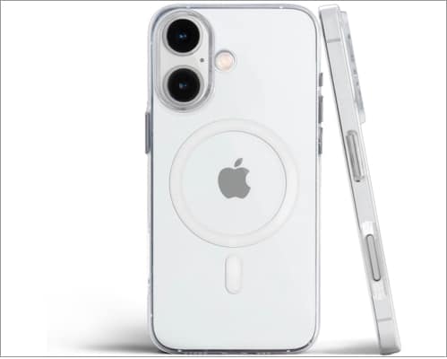 Best cases for iPhone 16 2025 Totallee Clear Grip Case for iPhone 16