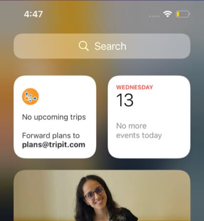 Best widgets for iPhone you should try in 2025 TripIt iPhone Home screen widgets for travel planning