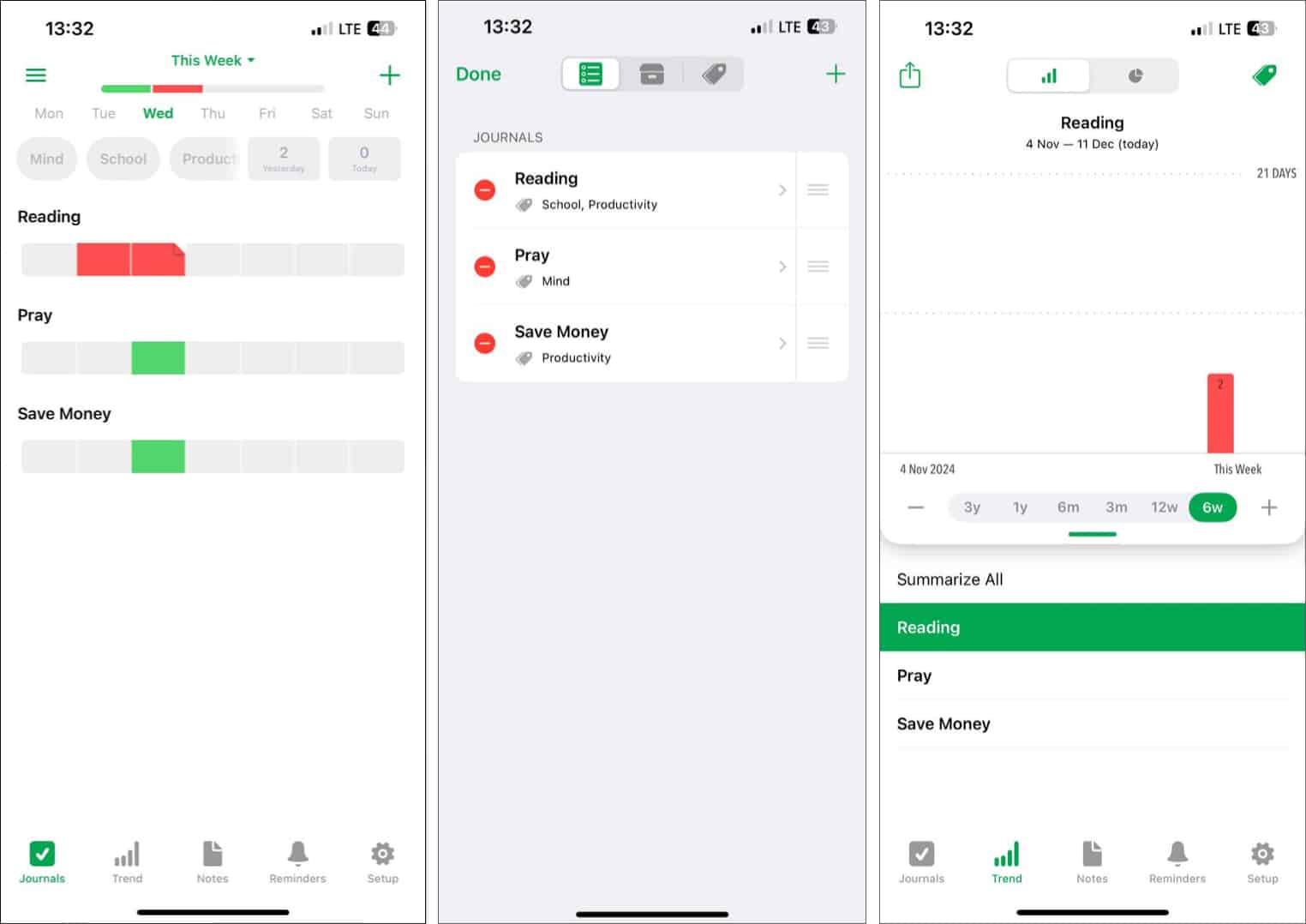 Best New Years resolution apps for iPhone Way of Life Habit Tracker app for iPhone