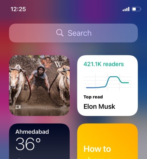 Best widgets for iPhone you should try in 2025 Wikipedia iOS 14 home screen widget